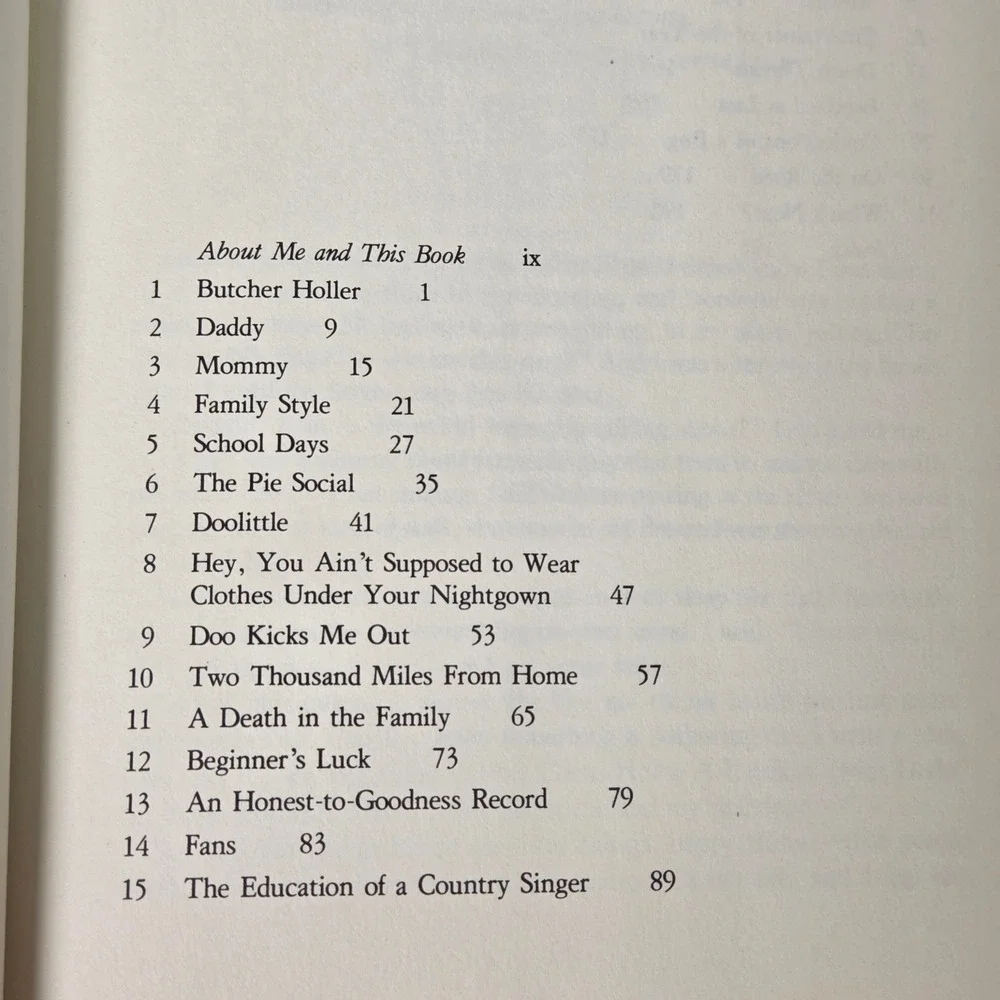 Coal Miners Daughter By Loretta Lynn Hardcover Book 1976 Autobiography
